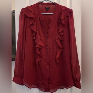 ANN TAYLOR - Red - Size Large